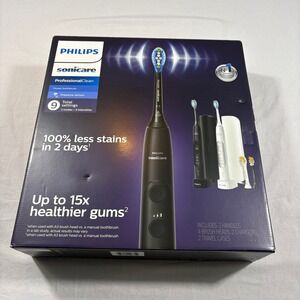 Philips Sonicare ProfessionalClean HX7513 Sonic Toothbrush 2 Handles White Black